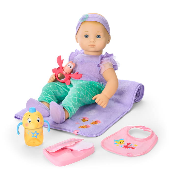 Disney Princess Ariel Cuddle & Care Set with Bitty Baby® Doll by American Girl® W7