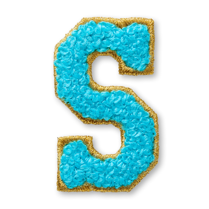 AG™ Letter S Stick-On Patch W6