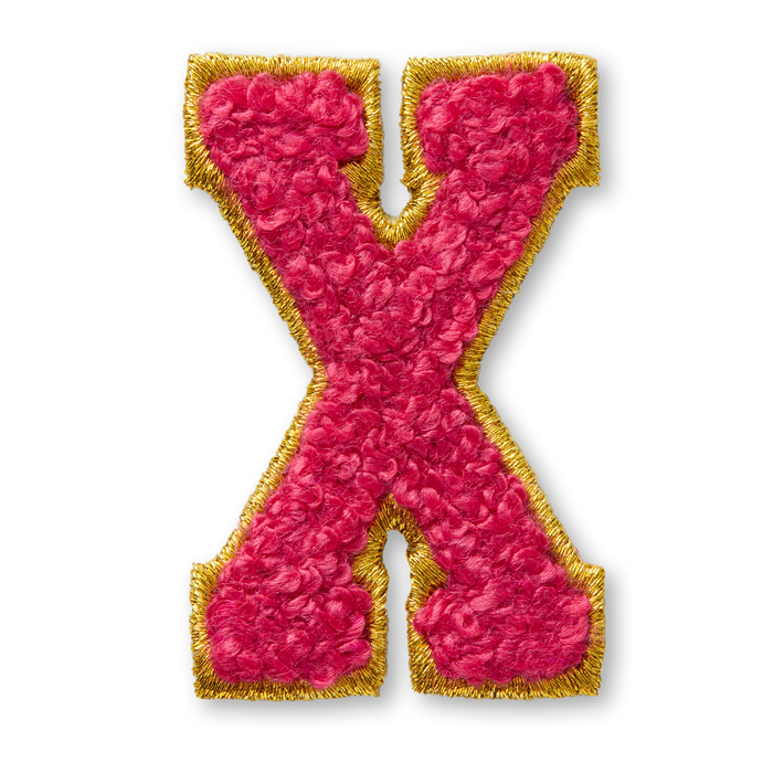 AG™ Letter X Stick-On Patch T0