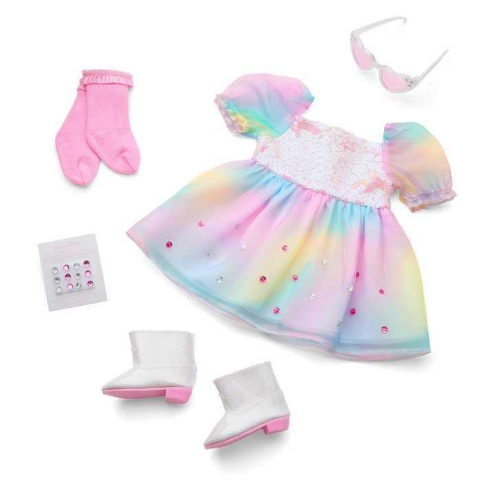 October Opal Obsession Outfit for 18-inch Dolls W8