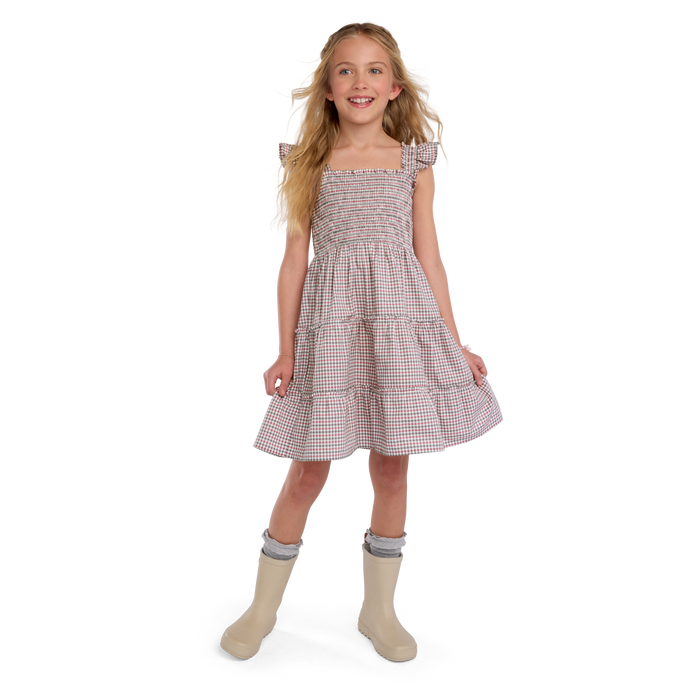 American Girl® x Hill House Home Tiny Ellie Nap Dress for Girls (Samantha™ Print) U3