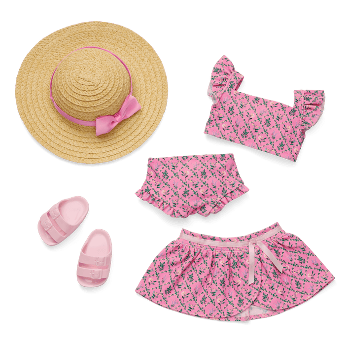Raquel's™ Beach Outfit for 18-inch Dolls (Girl of the Year™ 2026) Z1