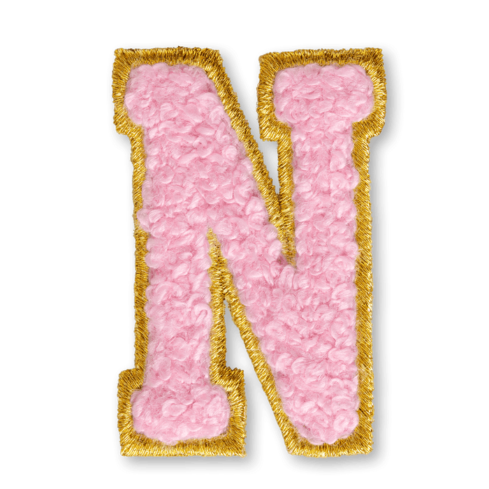 AG™ Letter N Stick-On Patch X8