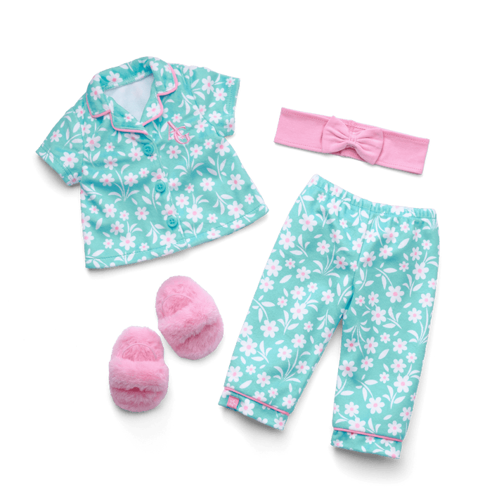 Flower Fun PJs for 18-inch Dolls Z7