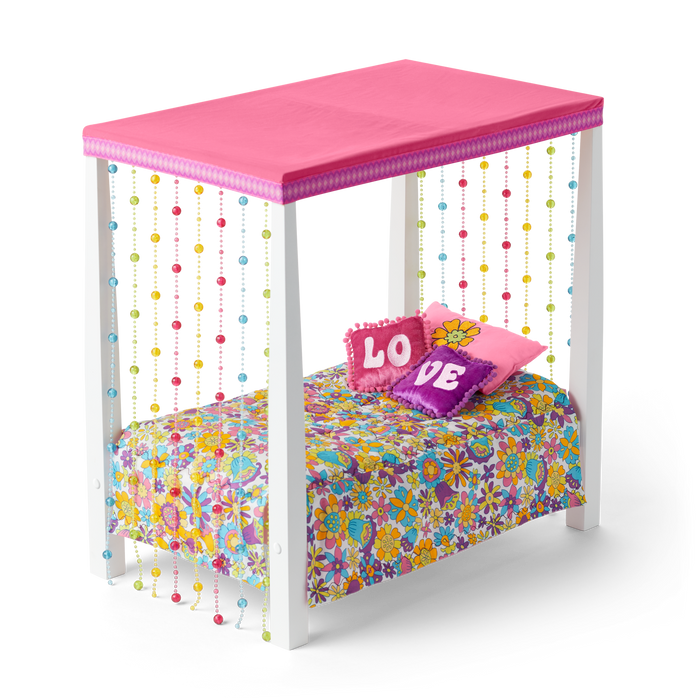 Julie’s™ Groovy Bed & Bedding for 18-inch Dolls (Historical Characters) U3