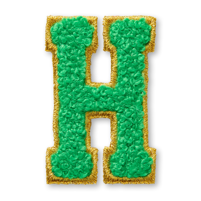 AG™ Letter H Stick-On Patch V6