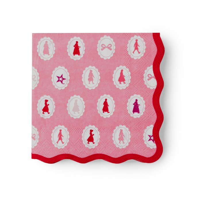 American Girl™ x Bonjour Fête Classic Characters Small Napkins (Set of 20) V6