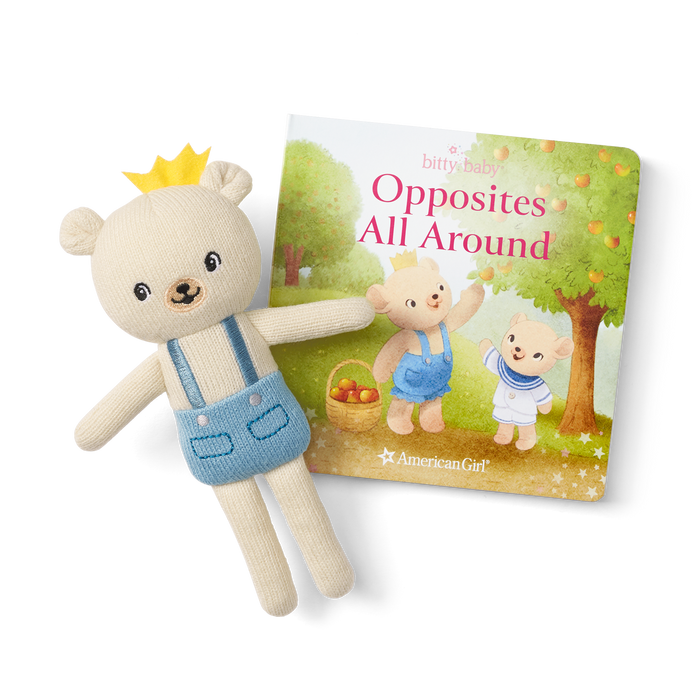 Bitty’s™ Bear Friend & Opposites All Around Board Book V0