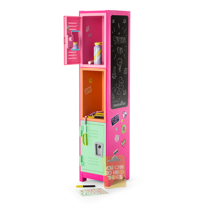Colorful Cubbies Locker Set for 18-inch Dolls S8