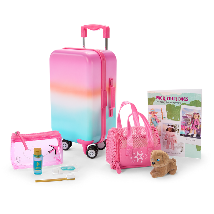 Packed with Fun Luggage Set for 18-inch Dolls W7