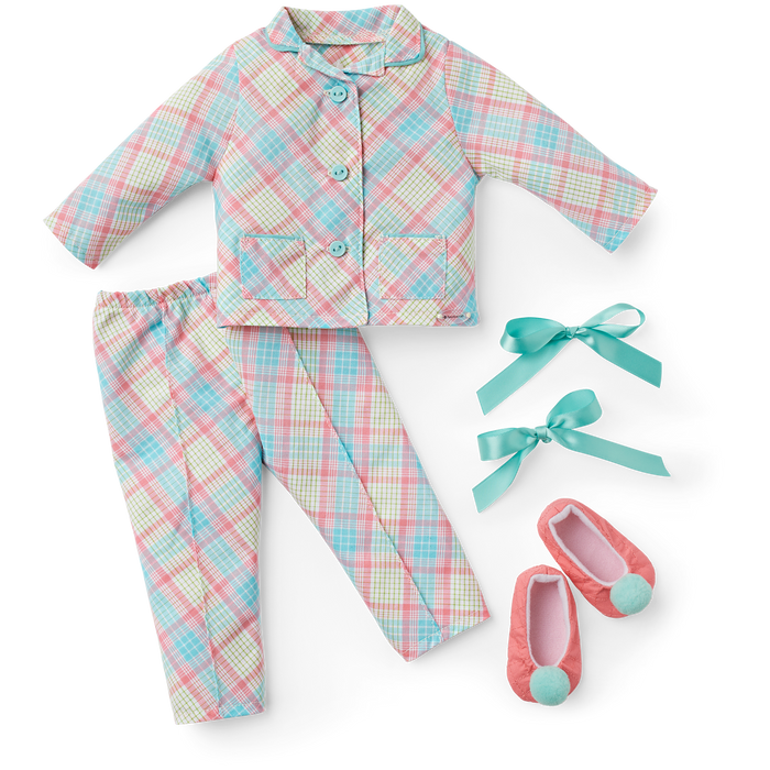 Melody’s™ Plaid Pajamas for 18-inch Dolls (Historical Characters) X3
