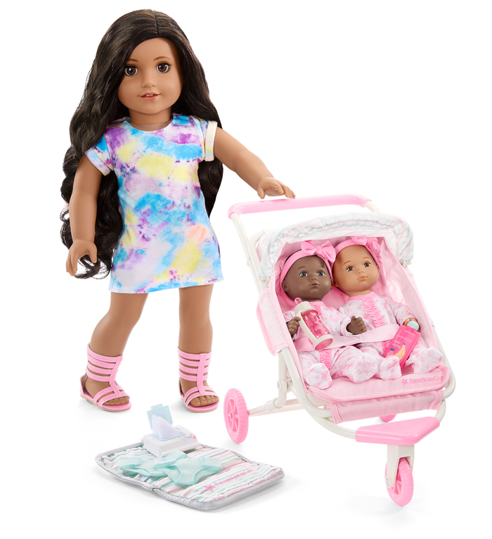 Little Bitty Baby™ Double Stroller Set for 7.75-inch Dolls U2