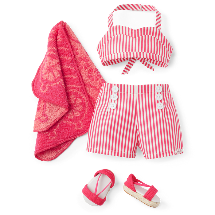 Nanea’s™ Two-Piece Swimsuit for 18-inch Dolls (Historical Characters) Z3