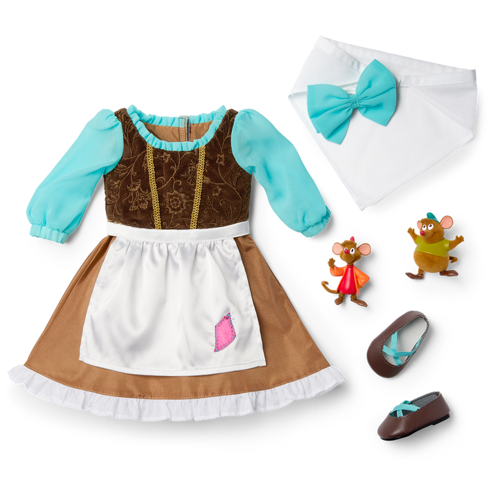 American Girl® Disney Princess Cinderella Day Dress, Friends & Accessories for 18-inch Dolls T6