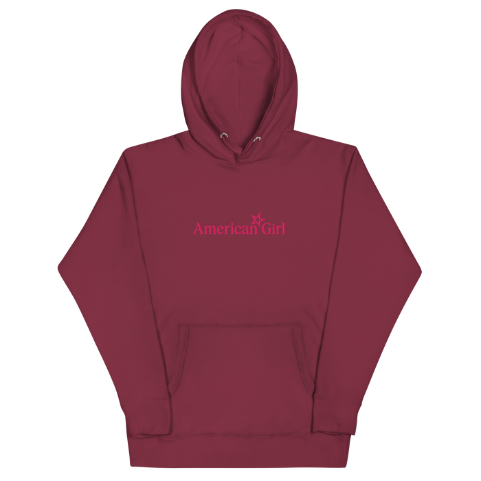 American Girl® Burgundy Hoodie for Adults W9