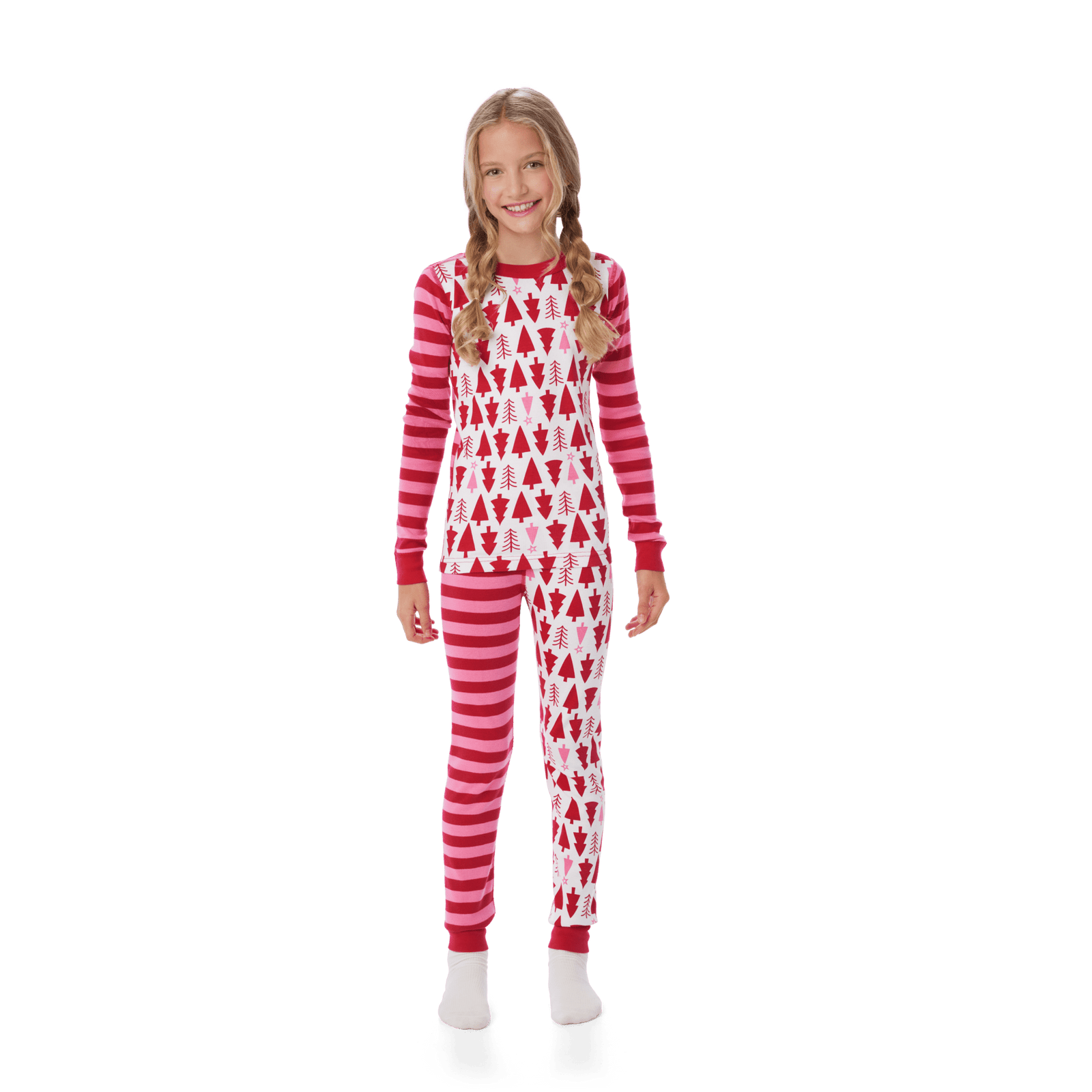American Girl® x Hanna Andersson Holiday Treetops Pajamas for Little Girls & Girls W1