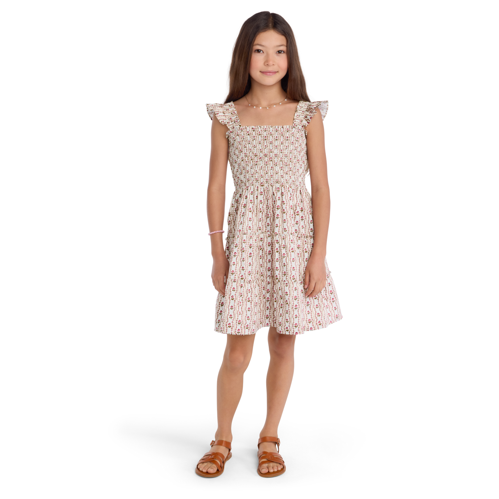American Girl® x Hill House Home Tiny Ellie Nap Dress for Girls (Felicity™ Print) W7