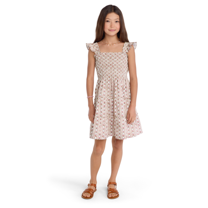 American Girl® x Hill House Home Tiny Ellie Nap Dress for Girls (Felicity™ Print) W7