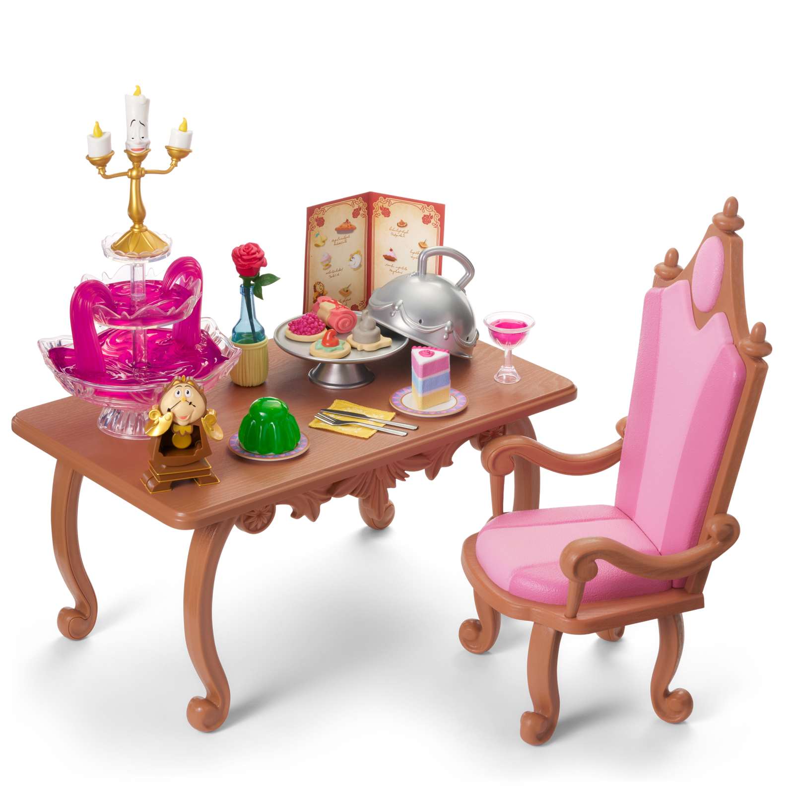 Disney Princess Belle Enchanted Castle Dining Set & Friends for 18-inch Dolls by American Girl® U0