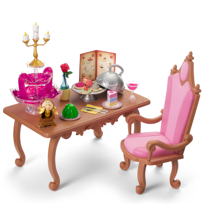 Disney Princess Belle Enchanted Castle Dining Set & Friends for 18-inch Dolls by American Girl® T4