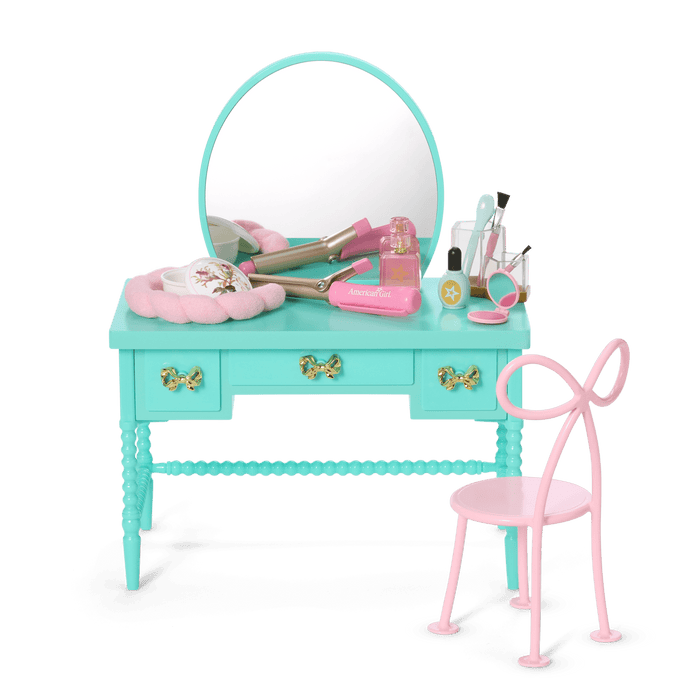Raquel’s™ Vintage Vanity for 18-inch Dolls (Girl of the Year™ 2026) V2