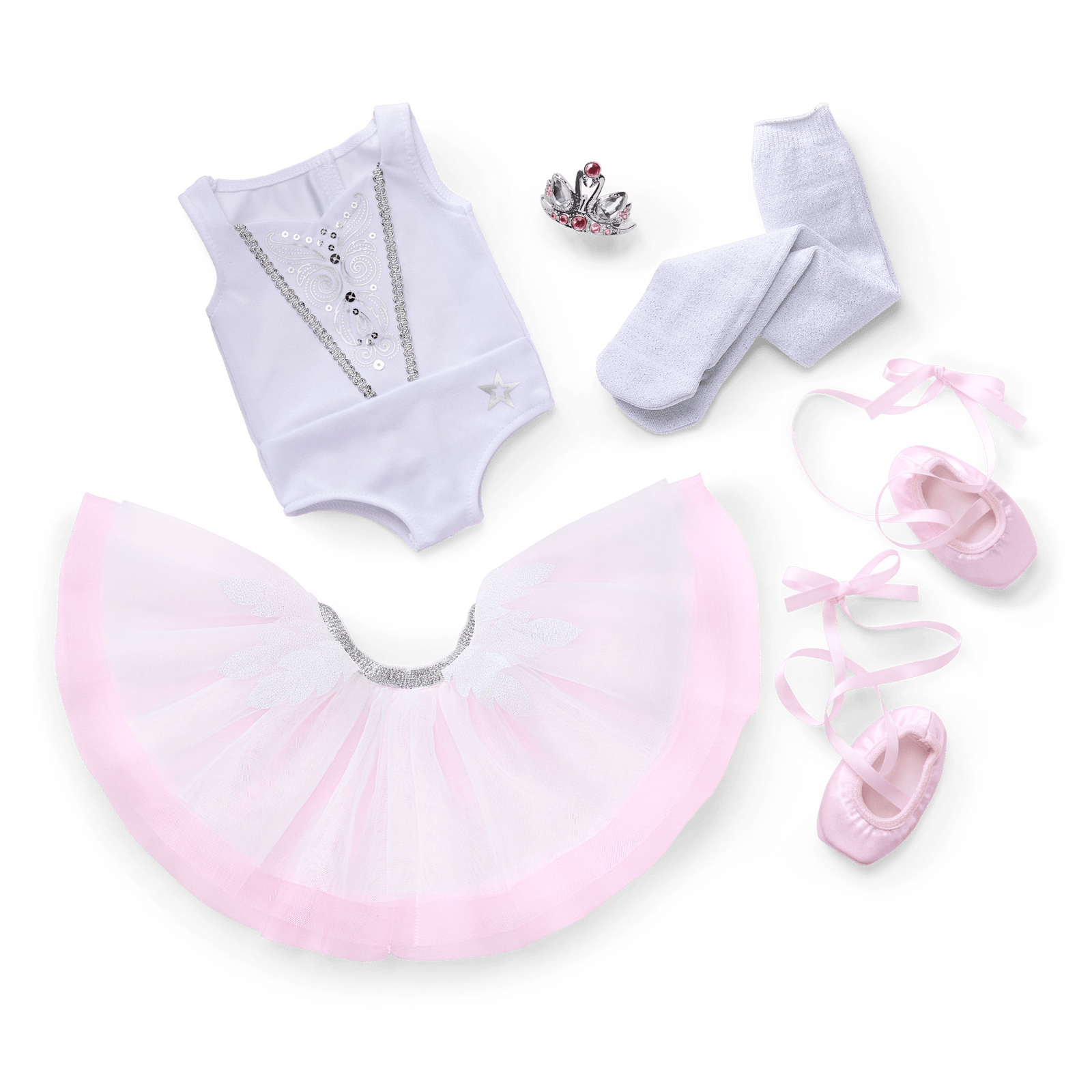 My First Ballet Recital Costume for 18-inch Dolls S8