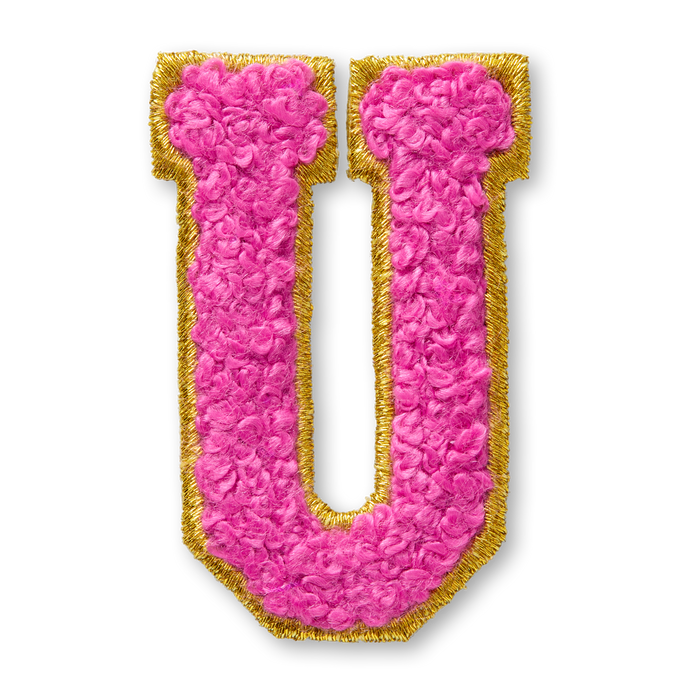 AG™ Letter U Stick-On Patch X6