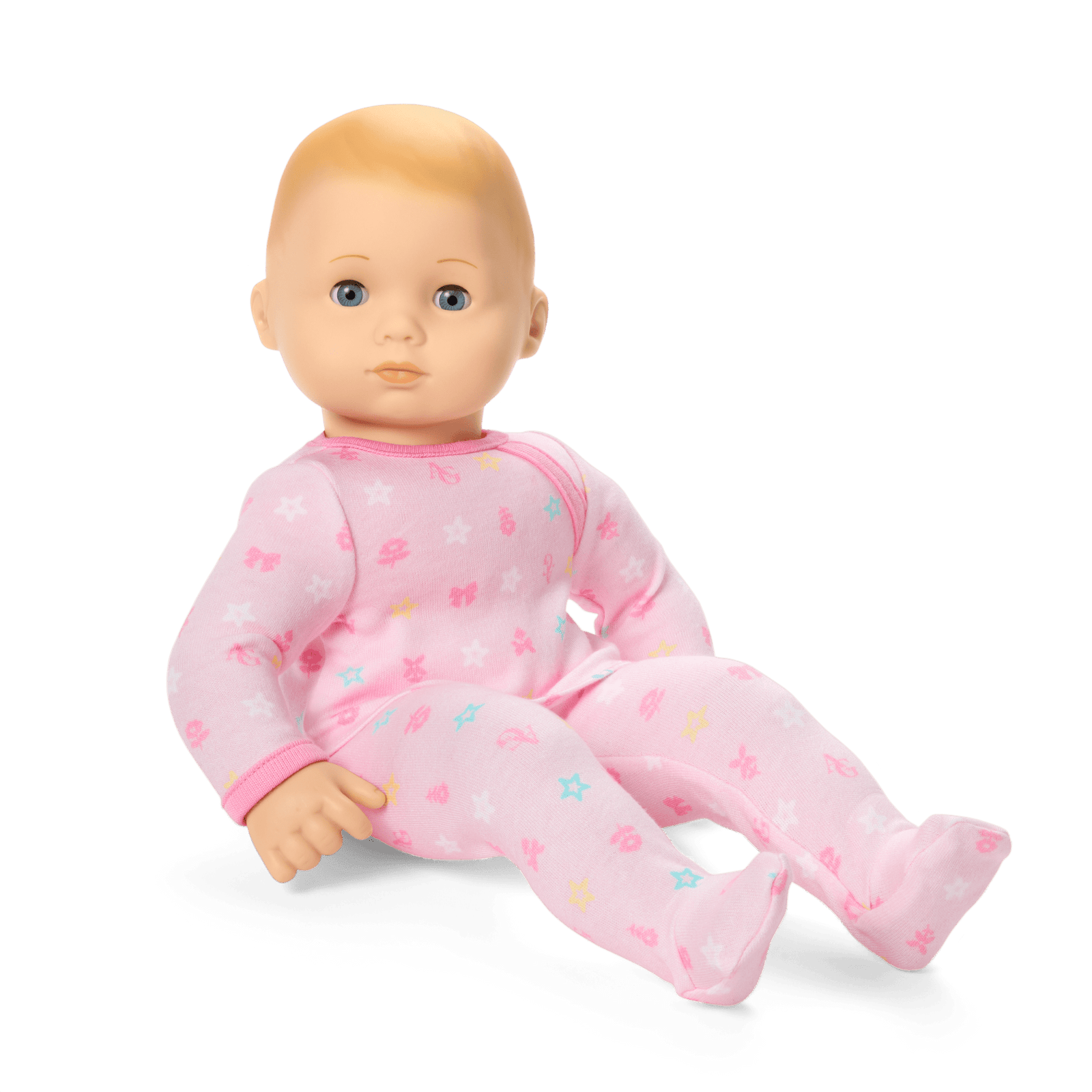 Bitty Baby® Doll #3 with blonde hair in Pastel Pink Y5