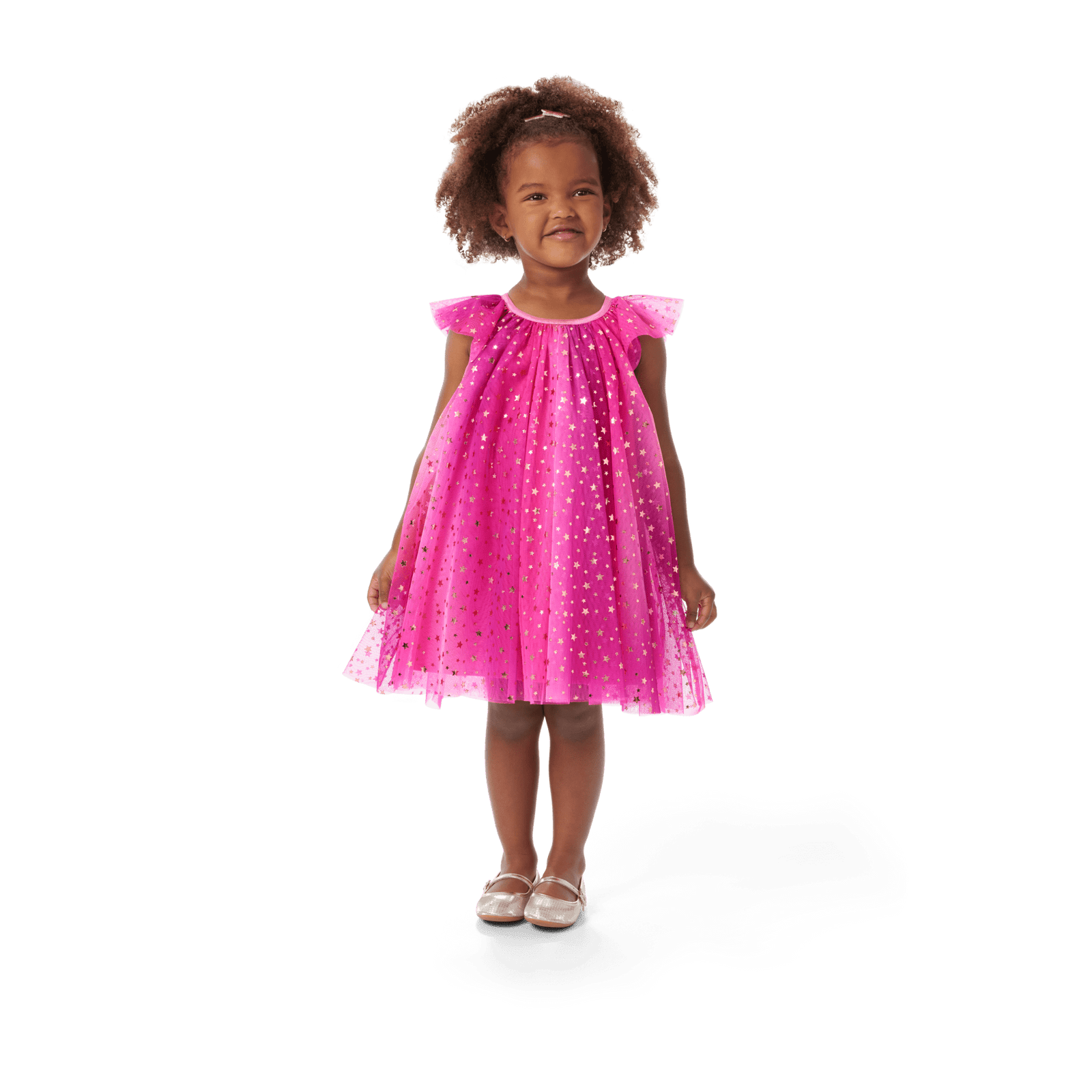 Pink Party-Ready Dress for Little Girls (Bitty Baby®) U3