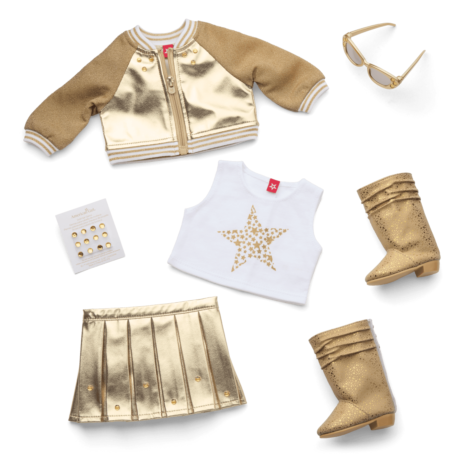 November Topaz Pizzazz Outfit for 18-inch Dolls W2