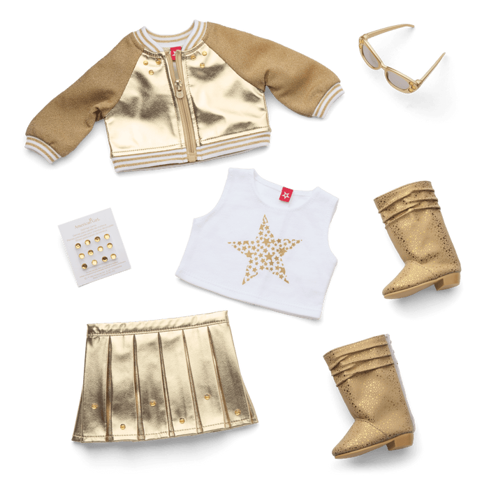 November Topaz Pizzazz Outfit for 18-inch Dolls W2