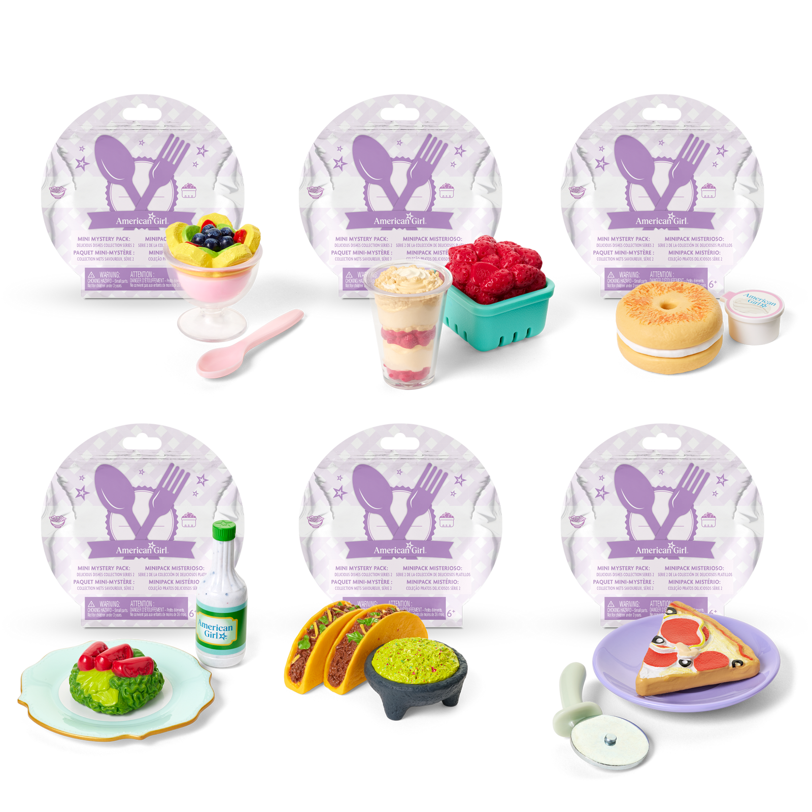 Mini Mystery Pack: Delicious Dishes Collection Series 2 X7