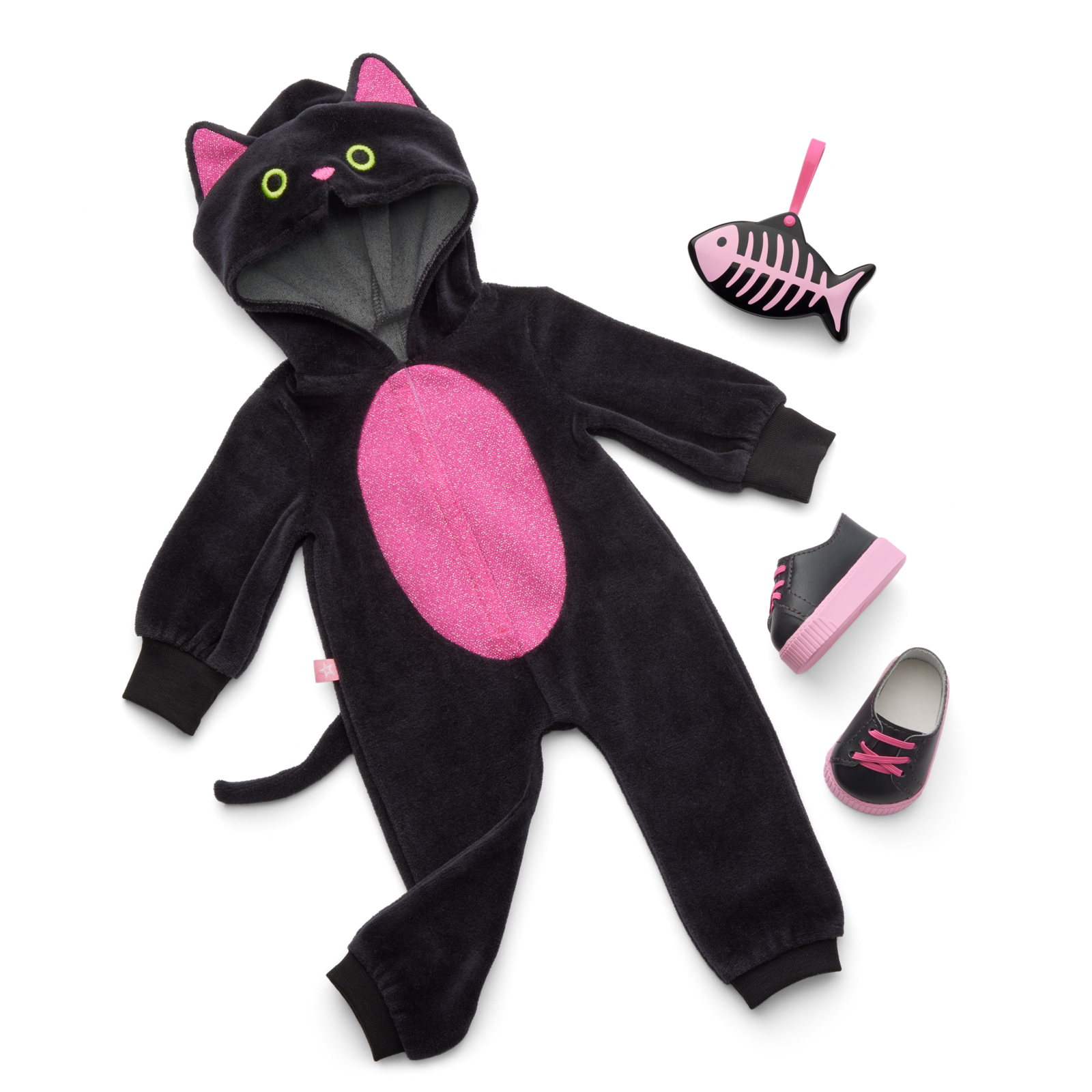 Claws & Cuddles Cat Costume for 18-inch Dolls W0