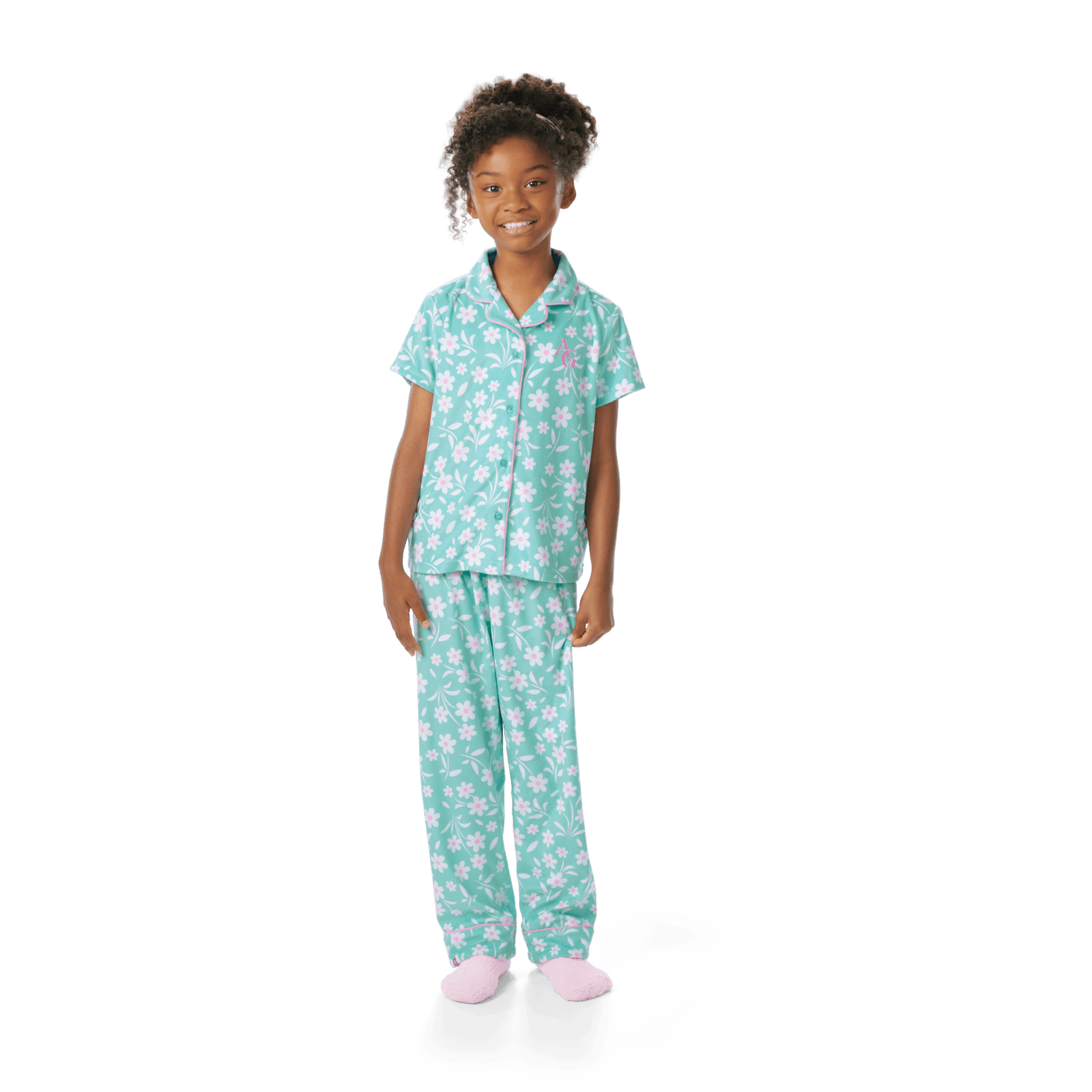 Flower Fun PJs for Girls W1