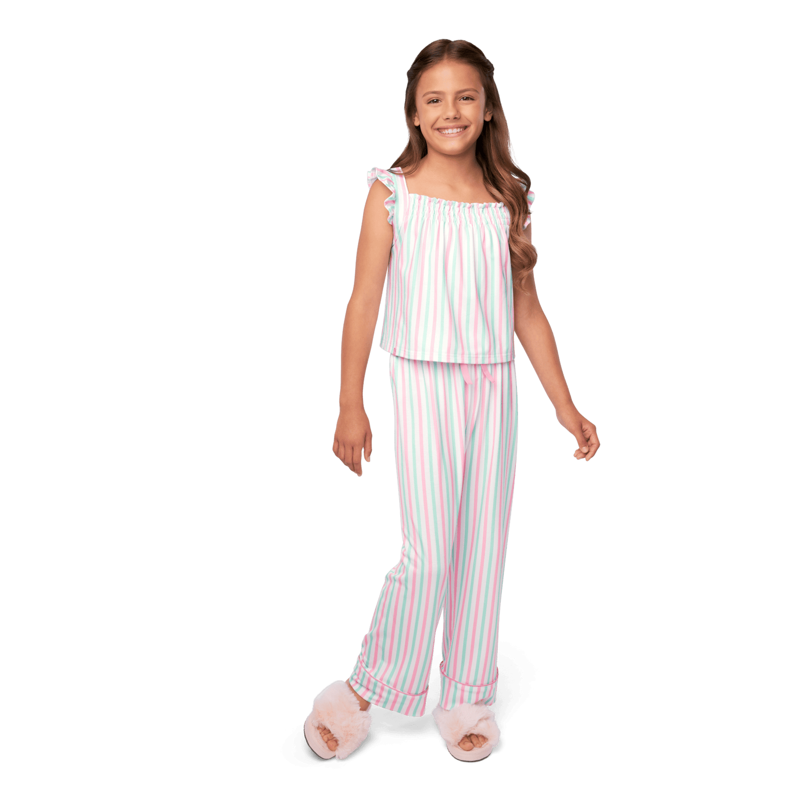 Raquel's™ Coastal Stripes Pajamas for Girls (Girl of the Year™ 2026) S5