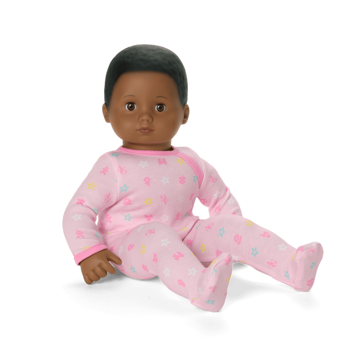 Bitty Baby® Doll #1 with black hair in Pastel Pink Z2