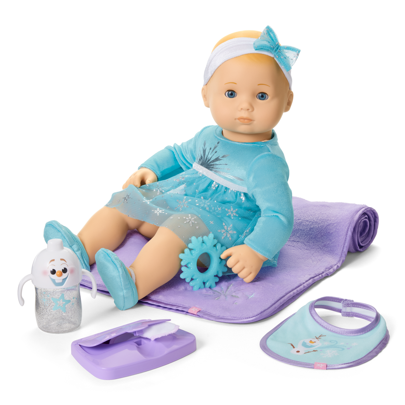 Disney Frozen Elsa Cuddle & Care Set with Bitty Baby® Doll by American Girl® S2