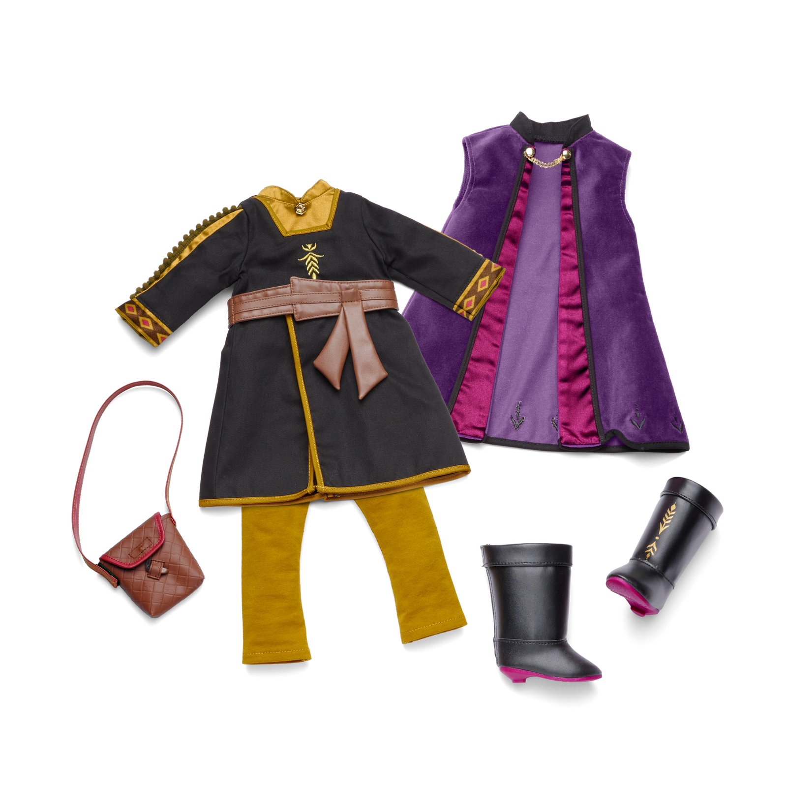 Disney Frozen Anna Adventure Outfit & Travel Bag for 18-inch Dolls by American Girl® S5
