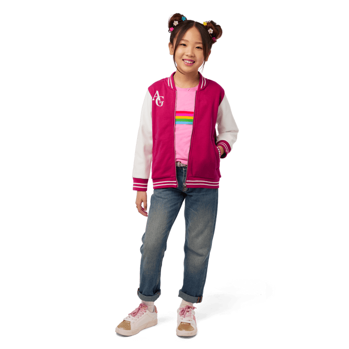 AG™ Star Squad Varsity Jacket for Girls W3
