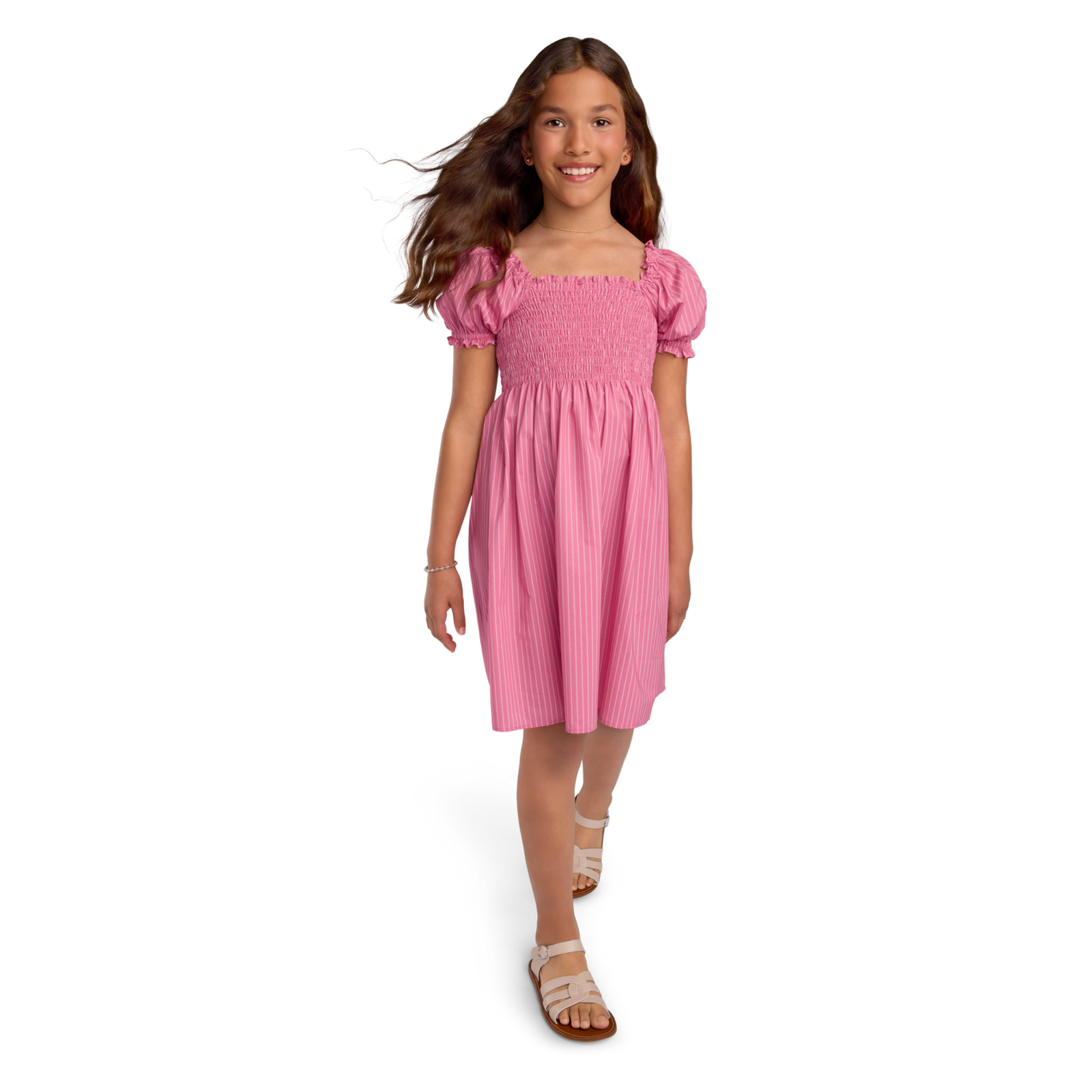 American Girl® x Hill House Home Tiny Athena Nap Dress for Girls (Addy™ Print) Z1