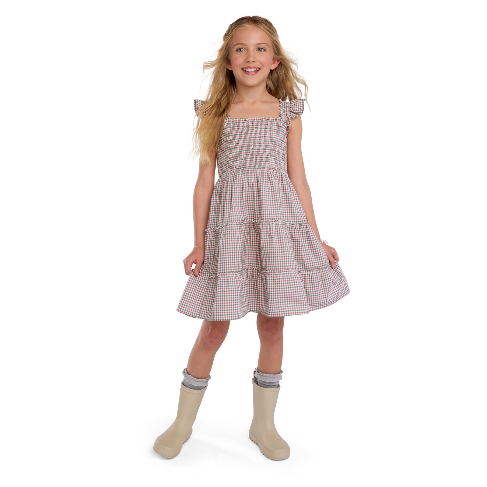 American Girl® x Hill House Home Tiny Ellie Nap Dress for Girls (Samantha™ Print) U3