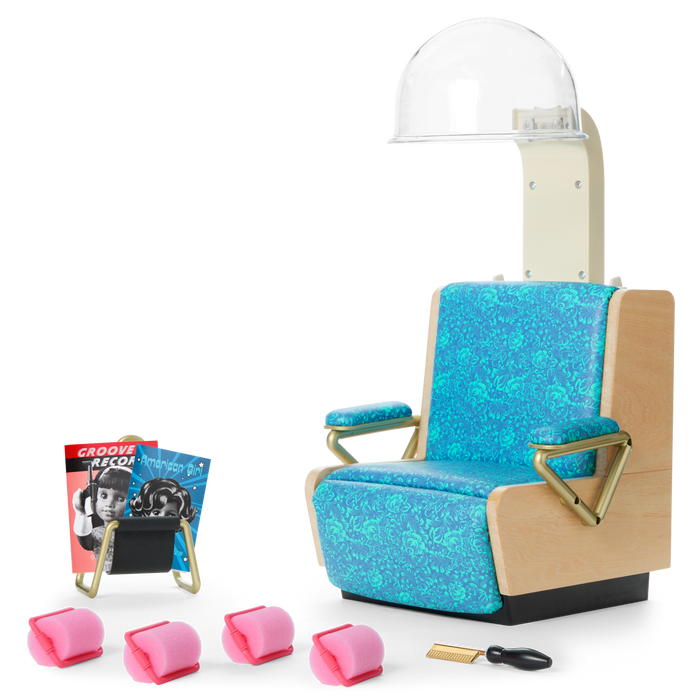Melody’s™ Salon Chair & Accessories for 18-inch Dolls (Historical Characters) S5