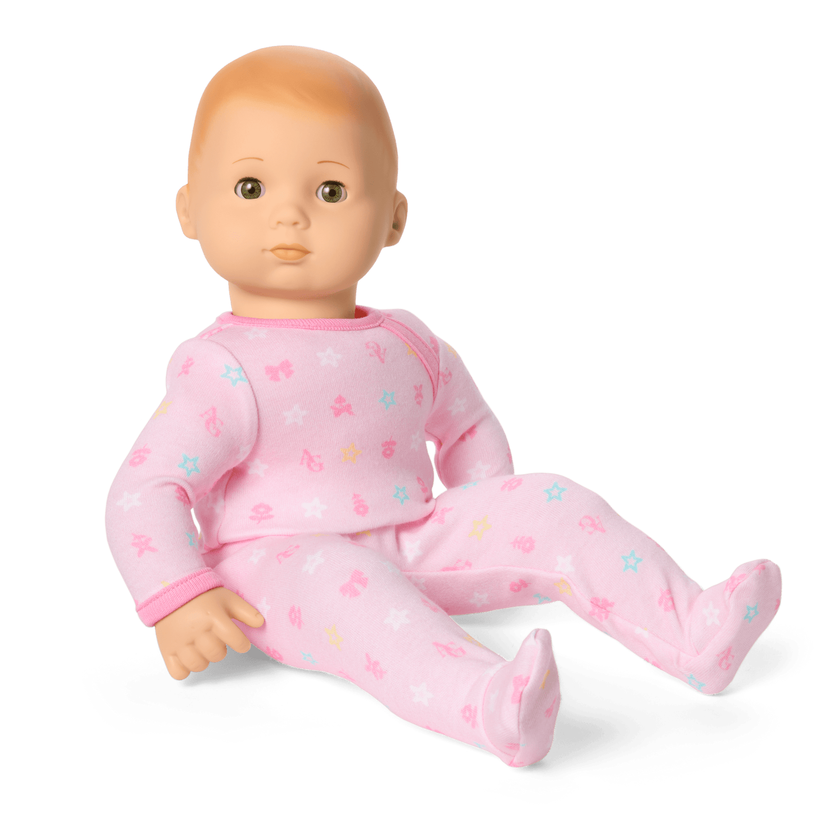 Bitty Baby® Doll #6 with red hair in Pastel Pink X2