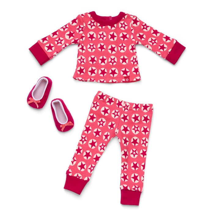 American Girl® x Hanna Andersson Berry Bright Stars Pajamas for 18-inch Dolls Y9