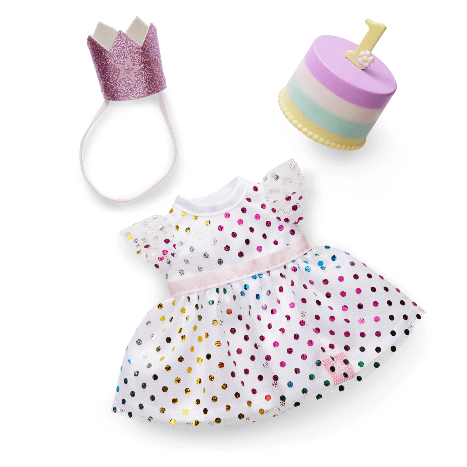 Little Bitty Baby™ First Birthday Celebration Set for 7.75-inch Dolls V9