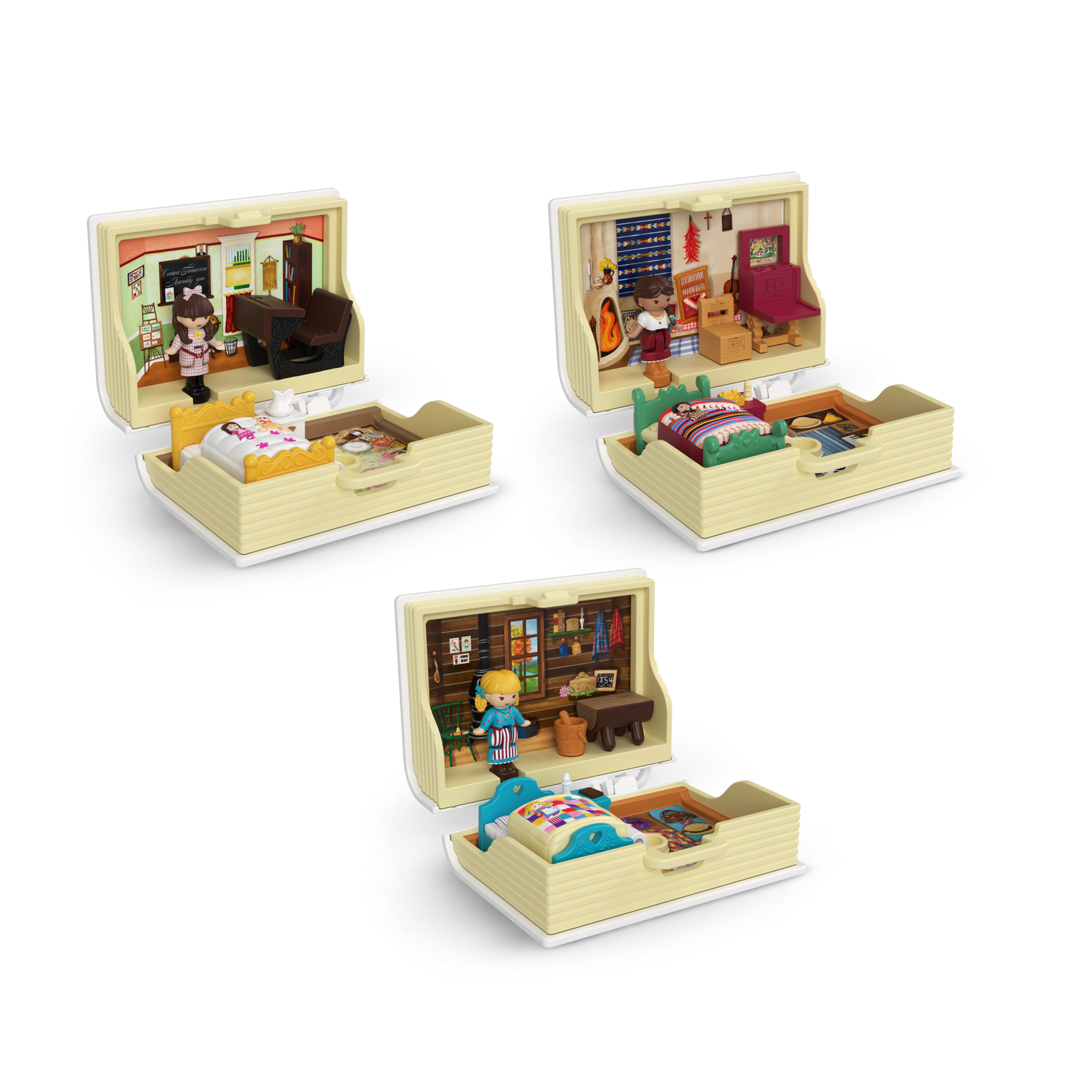 Polly Pocket™ x American Girl® Compact 3-Pack Set W3