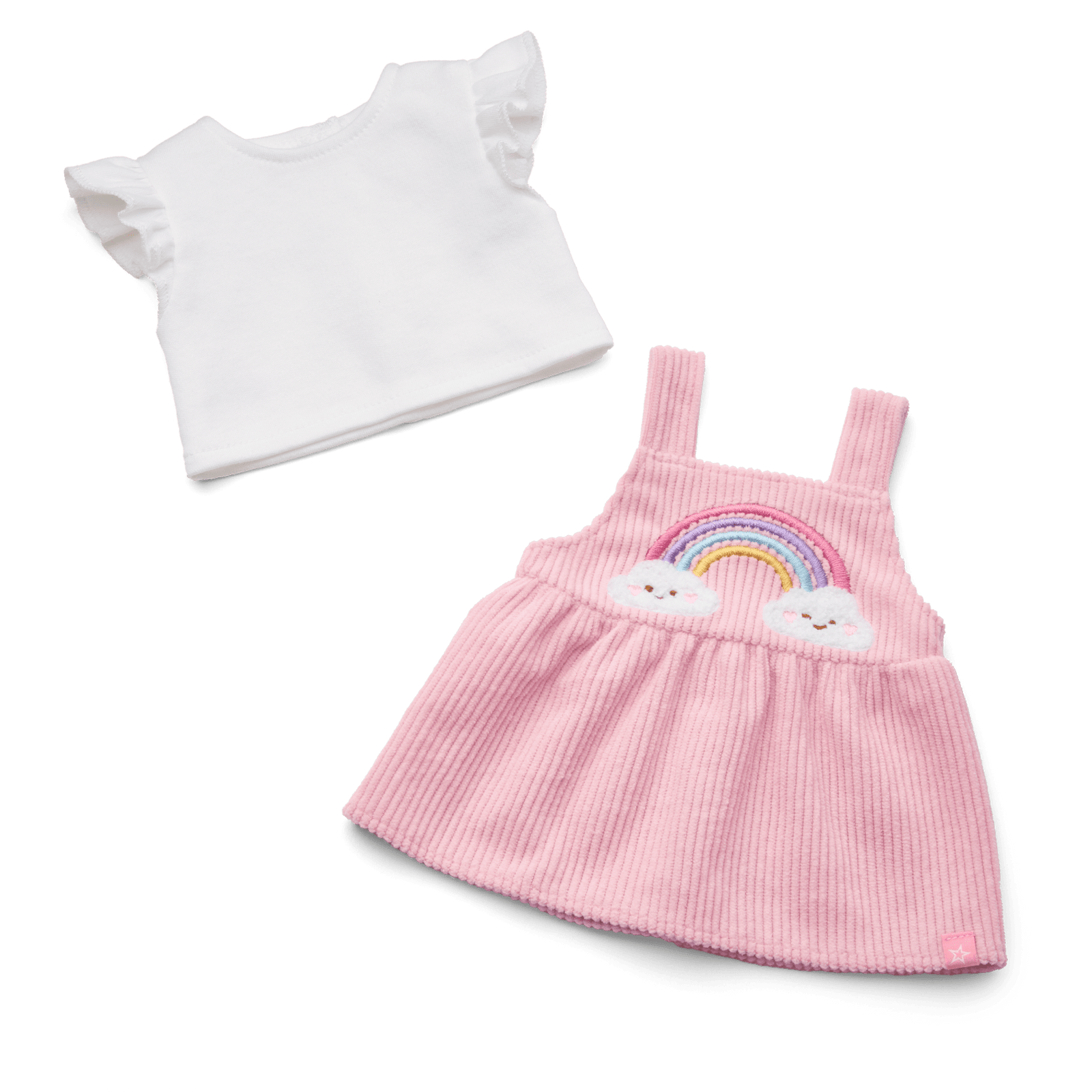 Rainbow Corduroy Outfit for Bitty Baby® Dolls U3