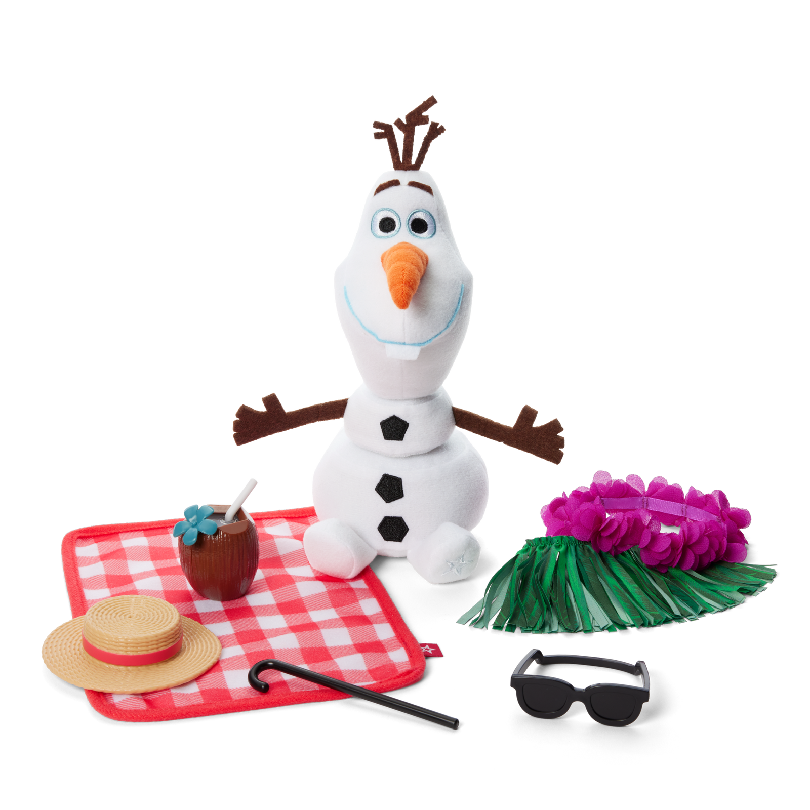 Disney Frozen Olaf Plush & Summer Accessories by American Girl® W4