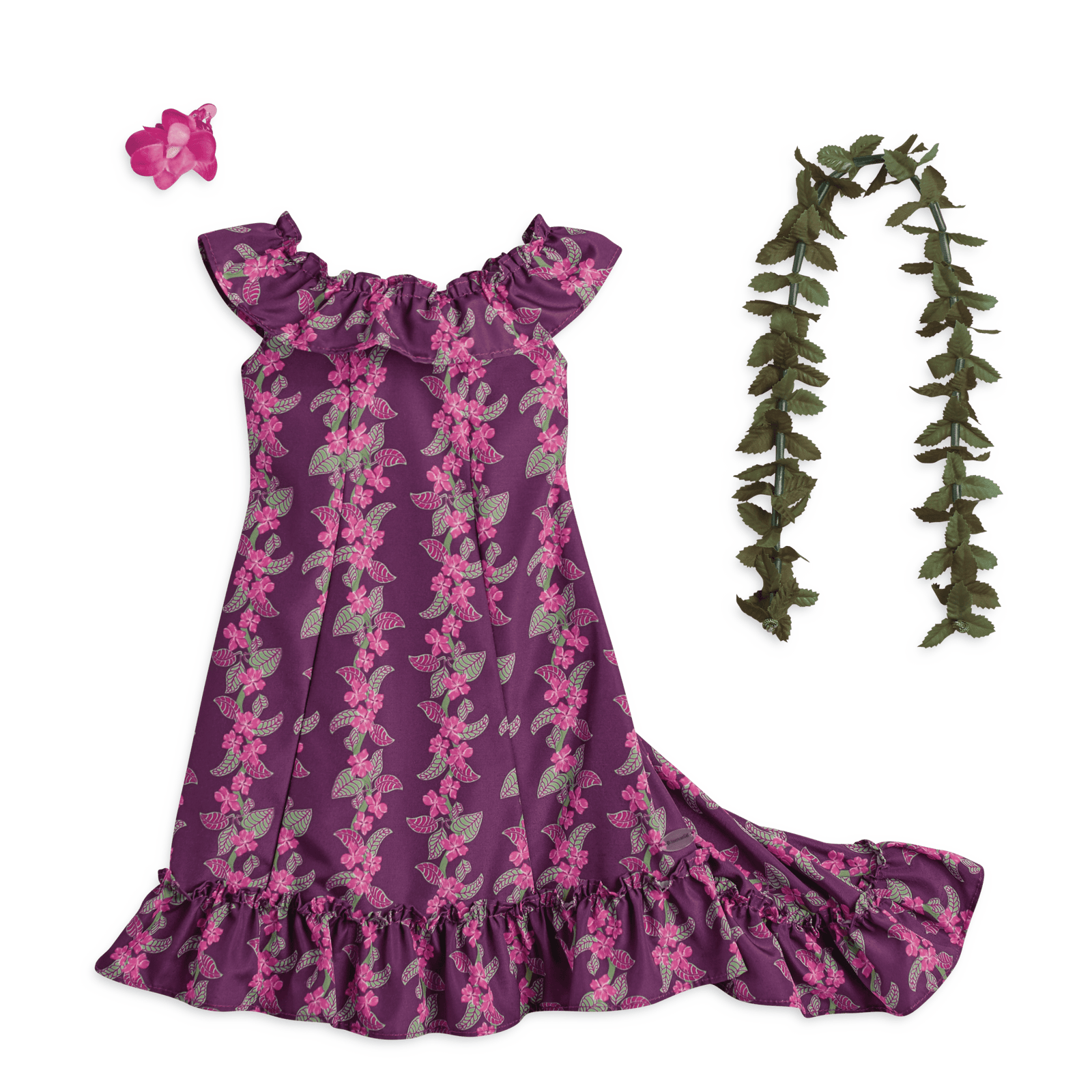 Nanea's Holoku Dress for 18-inch Dolls (Historical Characters) X2