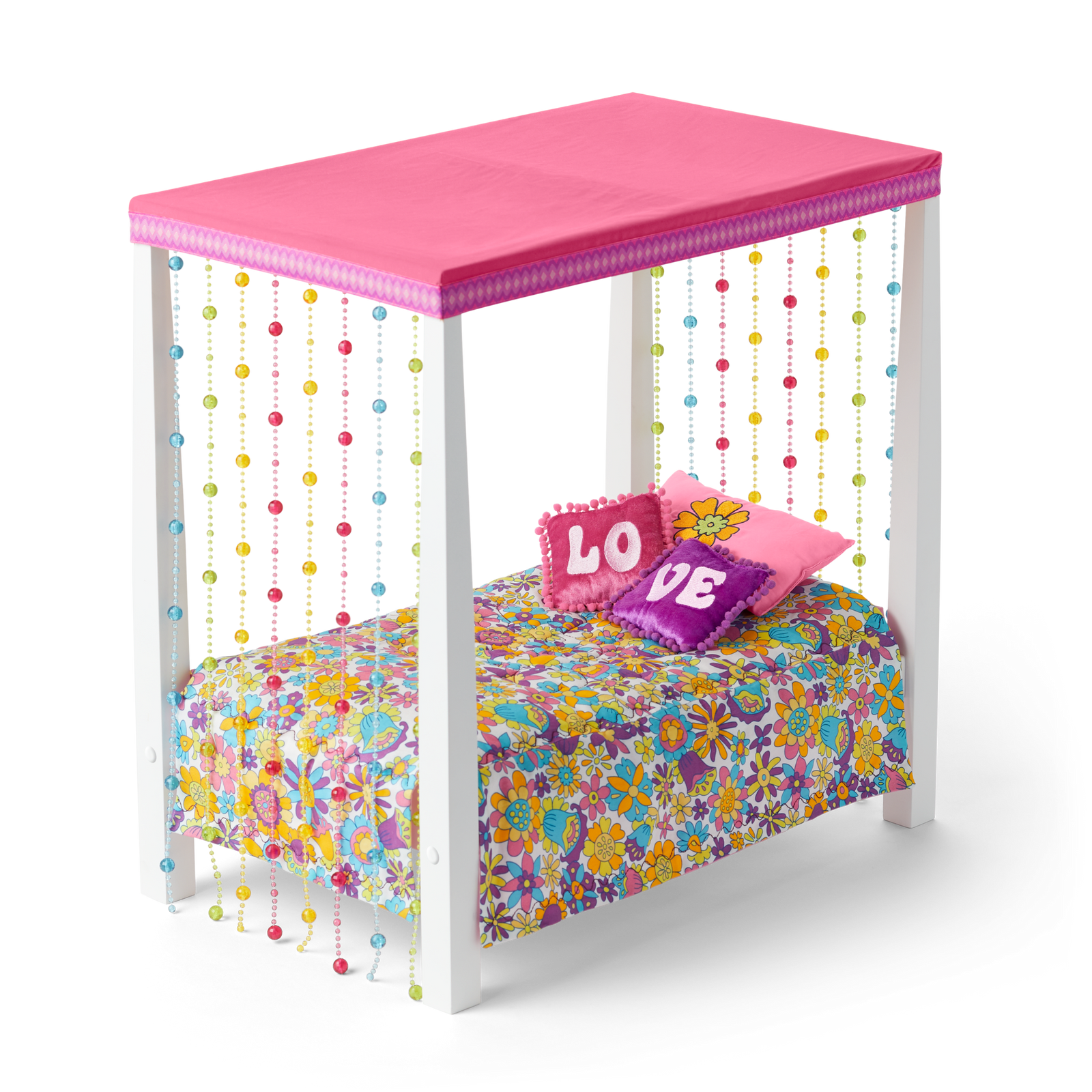 Julie’s™ Groovy Bed & Bedding for 18-inch Dolls (Historical Characters) S7